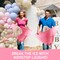 3 Pcs Baby Shower Games Bridal Shower Games Funny Activities- Funniest Game Ever for Baby Showers, Gender Reveals, Boy or Girl Parties – Oversized Diaper Toss Game (Pink) – No Balls Included